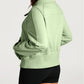 Zip Stand Neck Kangaroo Pocket Sweatshirt