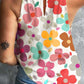 Cute Floral Print Vest