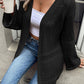 Pointelle Knit Open Front Cardigan