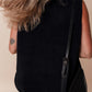 Side Pockets Buttoned Fleece Vest