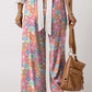 Floral Smocked Waist Loose Pants