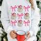 Santa Claus Bowknot Pattern Christmas Sweatshirt