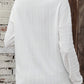 Round Neck Drop Shoulder Textured Knit Top