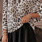 Leopard Long Sleeve Crewneck Sweater