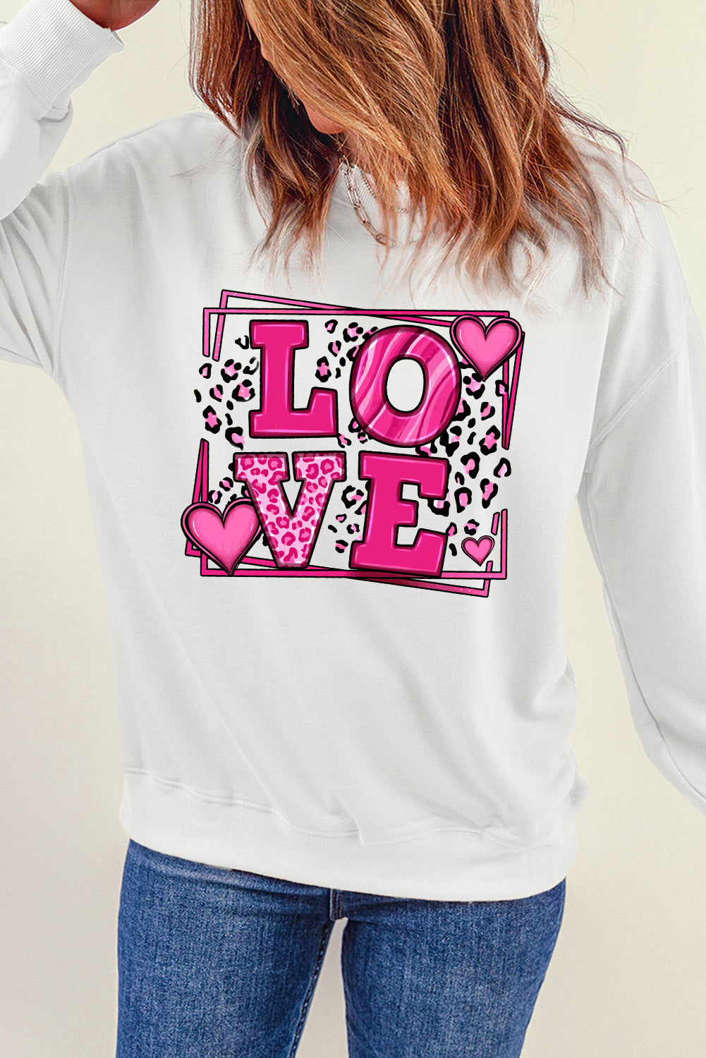 Sweet LOVE Valentines Graphic Sweatshirt