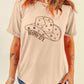 HOWDY Cowboy Hat Embroidered Graphic Tee