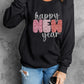 Glistening Happy New Year Graphic Sweatshirt