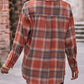Multicolor Plaid Print Flap Pocket Shirt