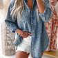 Vintage Washed Chest Pocket Denim Shirt