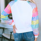 Sequin Colorblock Sleeve Nutcracker Graphic Sweatshirt
