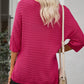 Textured Knit Drop Shoulder Tee