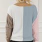 Colorblock Dolman Sleeve Sweatshirt