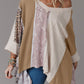 Exposed Seam Patchwork Oversized Top