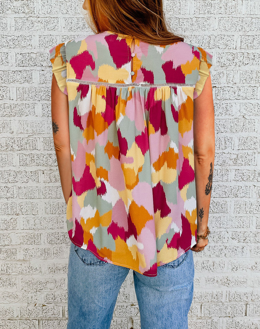 Abstract Printed Flutter Tank