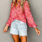 Aesthetic Floral Puff Sleeve Shirt