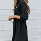 Black Tunic Shirt Dress