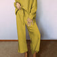 Ultra Loose Textured 2pcs Slouchy Outfit