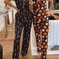 Halloween Pattern Short Sleeve Shirt Pajama Set