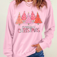 Rhinestone Merry CHRISTMAS Christmas Tree Graphic Sweatshirt