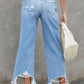 Heavy Destroyed High Waist Jeans