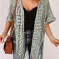 Loose Knitwear Kimono with Slits