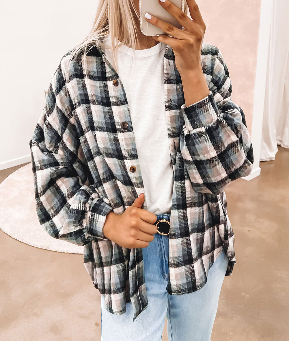 Black Plaid Color Palette Jackets