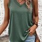 Ribbed V Neck Tank