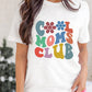 COOL MOMS CLUB Flower Print Crew Neck T Shirt