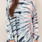 Tie-Dye Crewneck Long Sleeve Shift Pullover