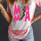 MAMA lightening Printed Short Sleeve T-Shirt