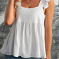 Flutter Shoulder Babydoll Top