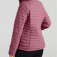 Solid Color Quilted Zip-up Puffer Jacket