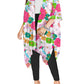 Floral Print Plus Size Kimono