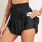 Frilly High Waist Petal Wrap Swim Shorts