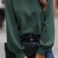 Lace Long Sleeve Textured Pullover