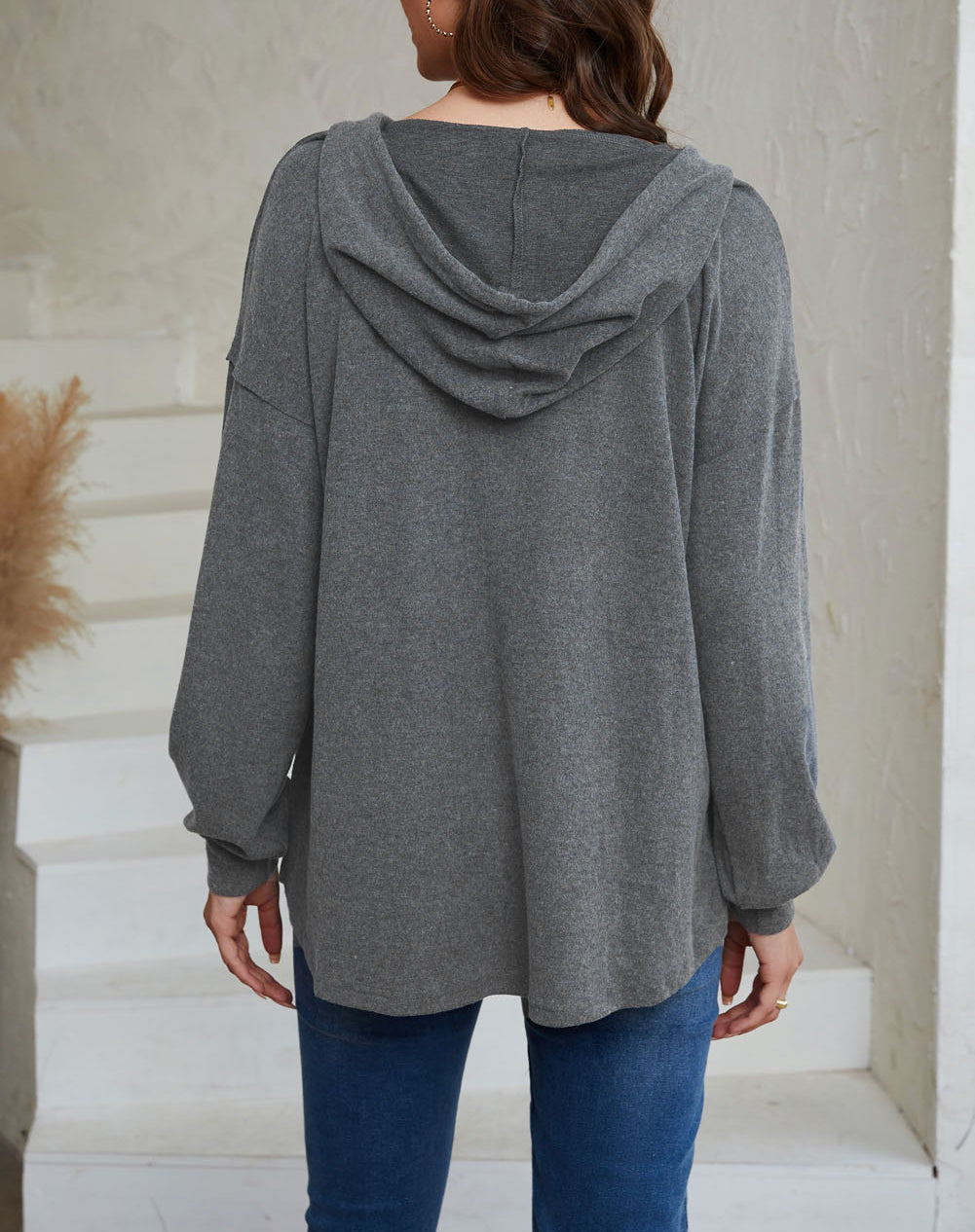 High and Low Hem Hoodie