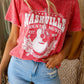 Nashville Music City Graphic Mineral Washed Tee