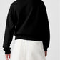 Plain Drop Shoulder Crewneck Pullover Sweatshirt