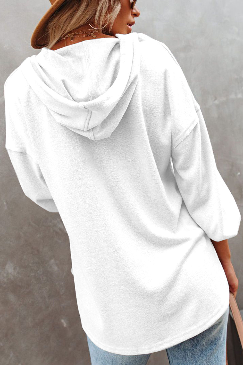 High and Low Hem Hoodie