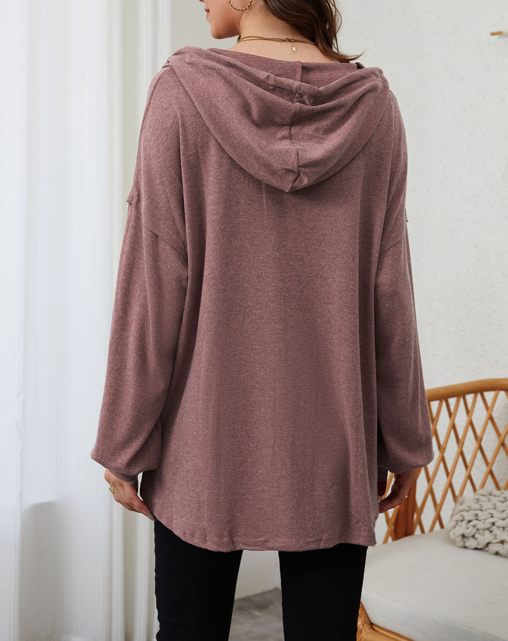 High and Low Hem Hoodie