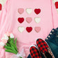 Glitter Chenille Heart Patch Valentines Sweatshirt