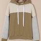 Colorblock Patchwork Pullover Hoodie