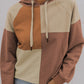 Colorblock Raglan Sleeve Pullover Hoodie