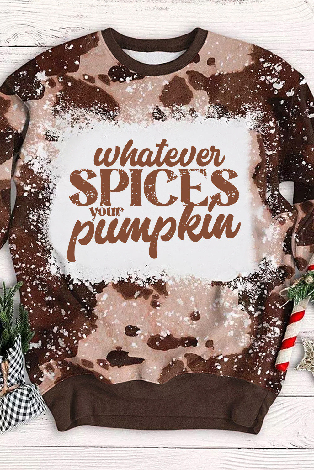 Slogan Tie Dye Print Long Sleeve T Shirt