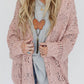 Casual Hollowed Knit Dolman Sleeve Cardigan