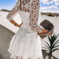 Floret Crochet Flirty Mini Dress