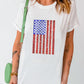 Shimmery Flag Graphic Tee