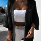 Hollow-out Knit Kimono Lightweight Cardigan