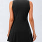 Solid Color Sleeveless Basic Active Mini Dress