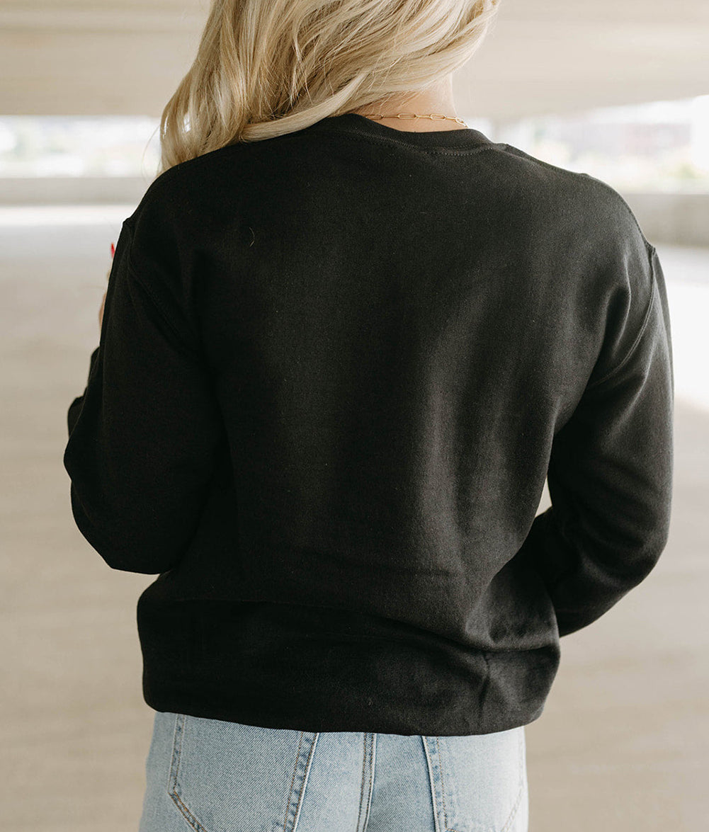 Dancing Skeleton Halloween Graphic Sweatshirt